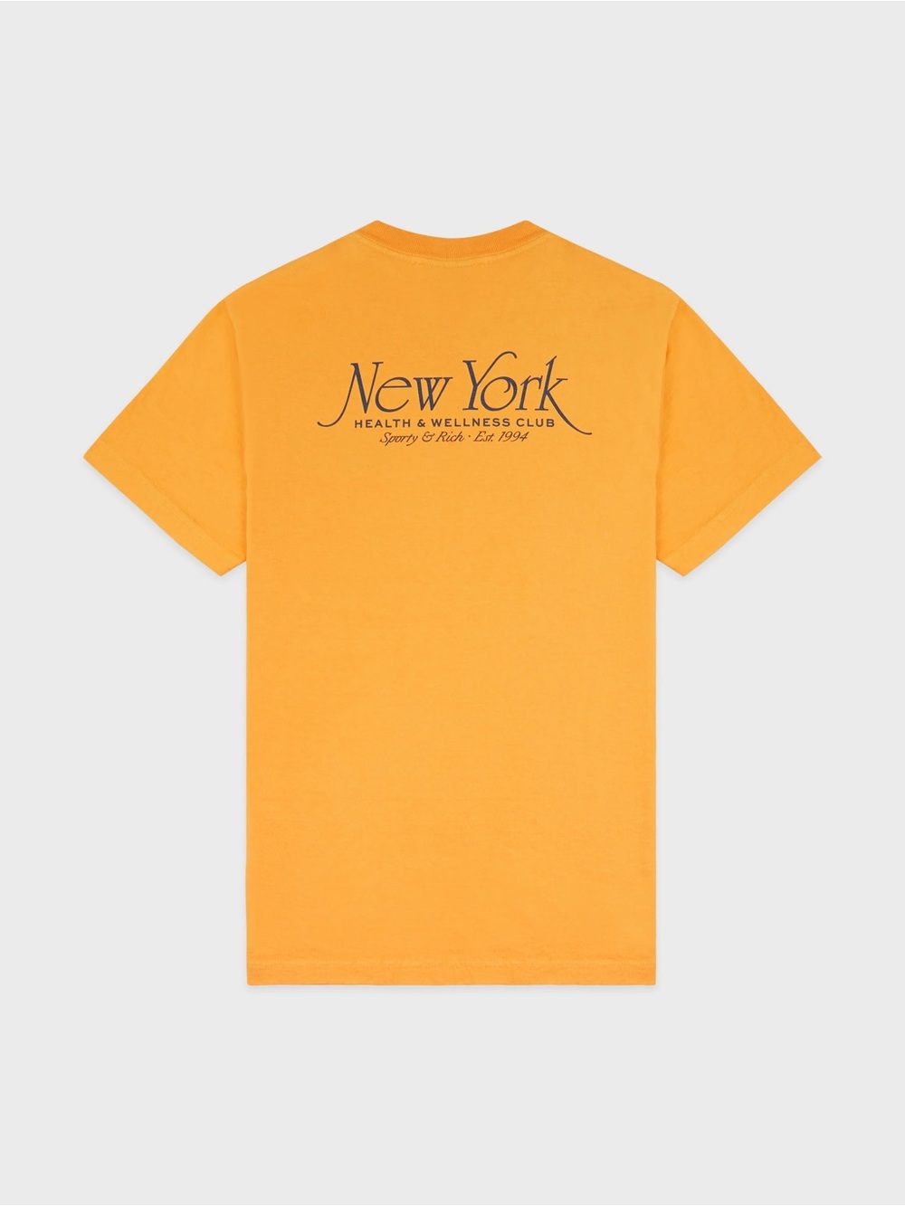 Sporty && Rich NY 94 T-Shirt - Faded Gold/Navy - Medium - Picture 3 of 5